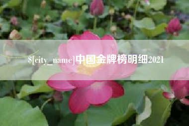 铁岭中国金牌榜明细2021