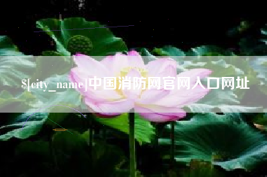 铁岭中国消防网官网入口网址