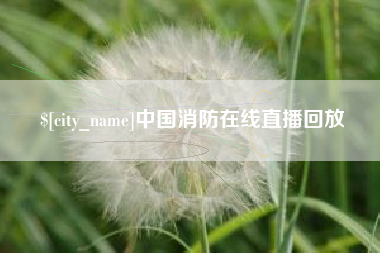 铁岭中国消防在线直播回放
