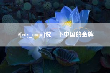 铁岭说一下中国的金牌