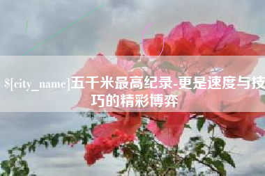 铁岭五千米最高纪录-更是速度与技巧的精彩博弈