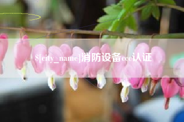 铁岭消防设备ccc认证