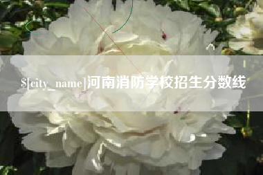 铁岭河南消防学校招生分数线