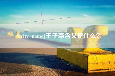 铁岭王子豪含义是什么？