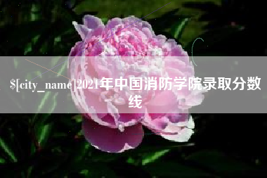 铁岭2021年中国消防学院录取分数线