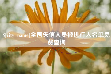 铁岭全国失信人员被执行人名单免费查询