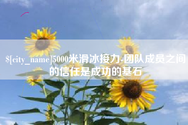 铁岭5000米滑冰接力-团队成员之间的信任是成功的基石