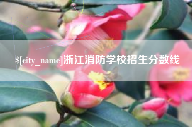 铁岭浙江消防学校招生分数线