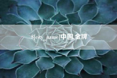 铁岭中国,金牌