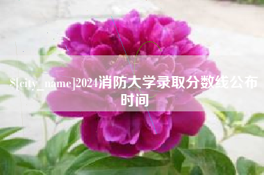 铁岭2024消防大学录取分数线公布时间