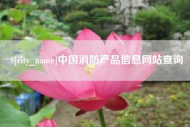 铁岭中国消防产品信息网站查询