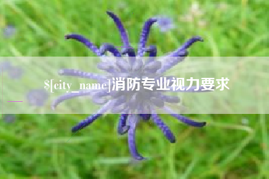 铁岭消防专业视力要求