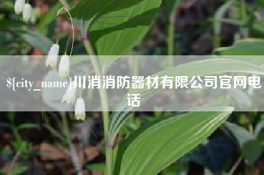 铁岭川消消防器材有限公司官网电话