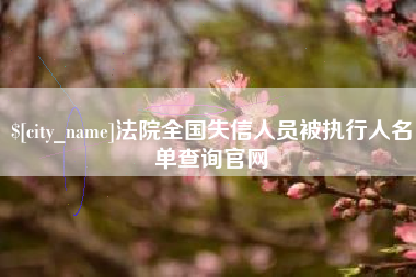 铁岭法院全国失信人员被执行人名单查询官网