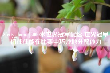 铁岭5000米世界冠军配速-世界冠军们往往能在比赛中巧妙地分配体力