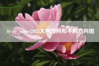 铁岭2025大利方向和不利方向图