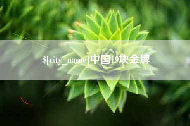 铁岭中国19块金牌