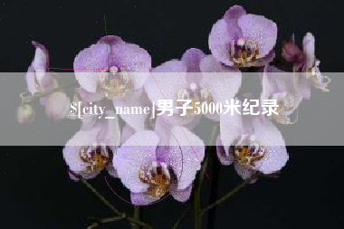 铁岭男子5000米纪录