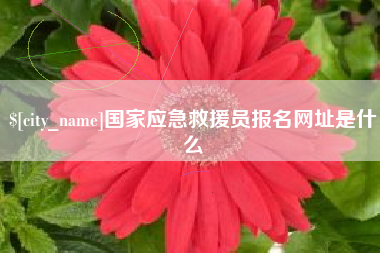 铁岭国家应急救援员报名网址是什么