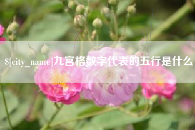 铁岭九宫格数字代表的五行是什么
