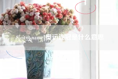 铁岭奥运连冠是什么意思