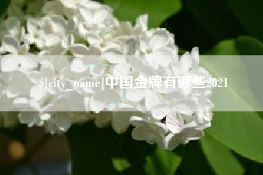 铁岭中国金牌有哪些2021