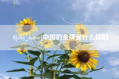 铁岭中国的金牌是什么样的